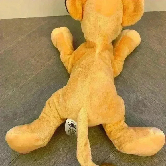 Large Disney Store Lion King Simba Plush Stuffed Animal Excellent Condition - Picture 4 of 9